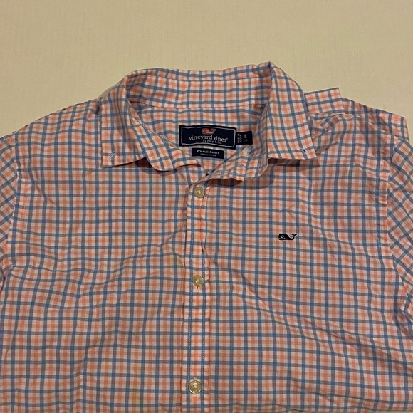Vineyard Vines Youth Large 16 Shep & Ian Whale Shirt, Blue Red 100% Cotton - Picture 2 of 12